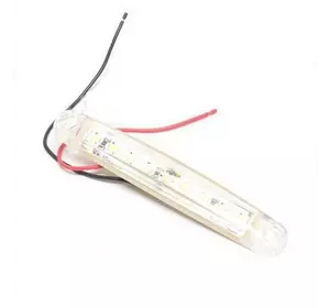 Фонарь габаритный 24V LED белый (9 диодов, 1 ряд) (TEMPEST)