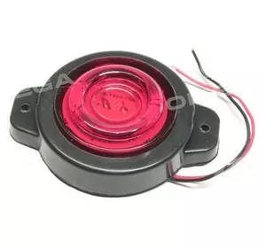 Фонарь габаритный 24V 10 LED красный круглый (TEMPEST)