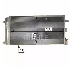 Радиатор кондиционера Fiat Doblo 01- (пр-во Nissens), NI 940061